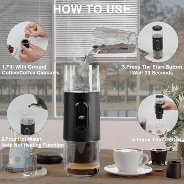Portable Electric Espresso Coffee Machine - Image 2